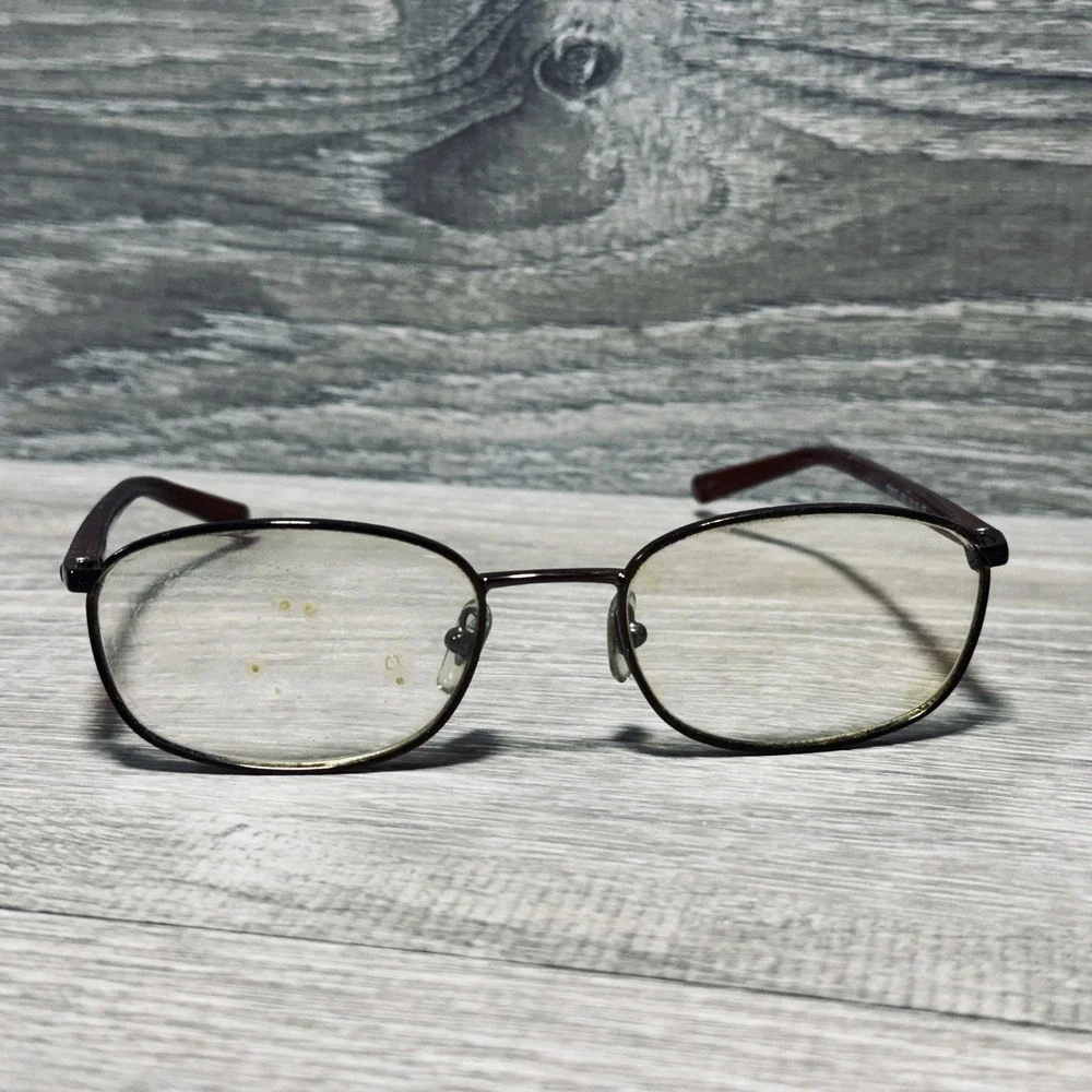 Ray-Ban RB 6127 2511‎ Eyeglass Frames 52-19-135 Brown Rectangular Frames Only